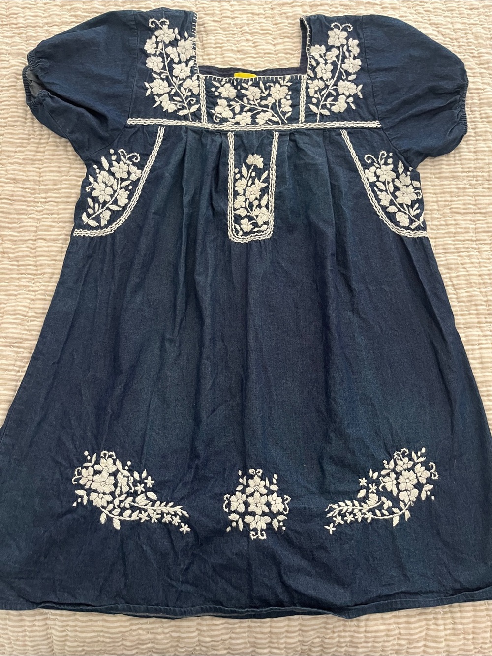 Roller Rabbit Women’s Navy Embroidered Dress